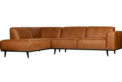 WOOOD Sofa Med Sjeselong-Statement Hjørnesofa Konjakk