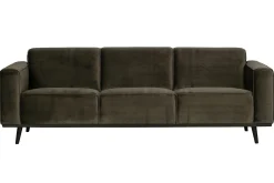Velour Sofa & Fløyel Sofa-Statement 3-seters Sofa Brun