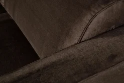 Velour Sofa & Fløyel Sofa-Statement 3-seters Sofa Brun