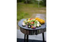 Mustang Gryter & Kasseroller-Stekepanne Støpejern med Føtter 45cm Svart