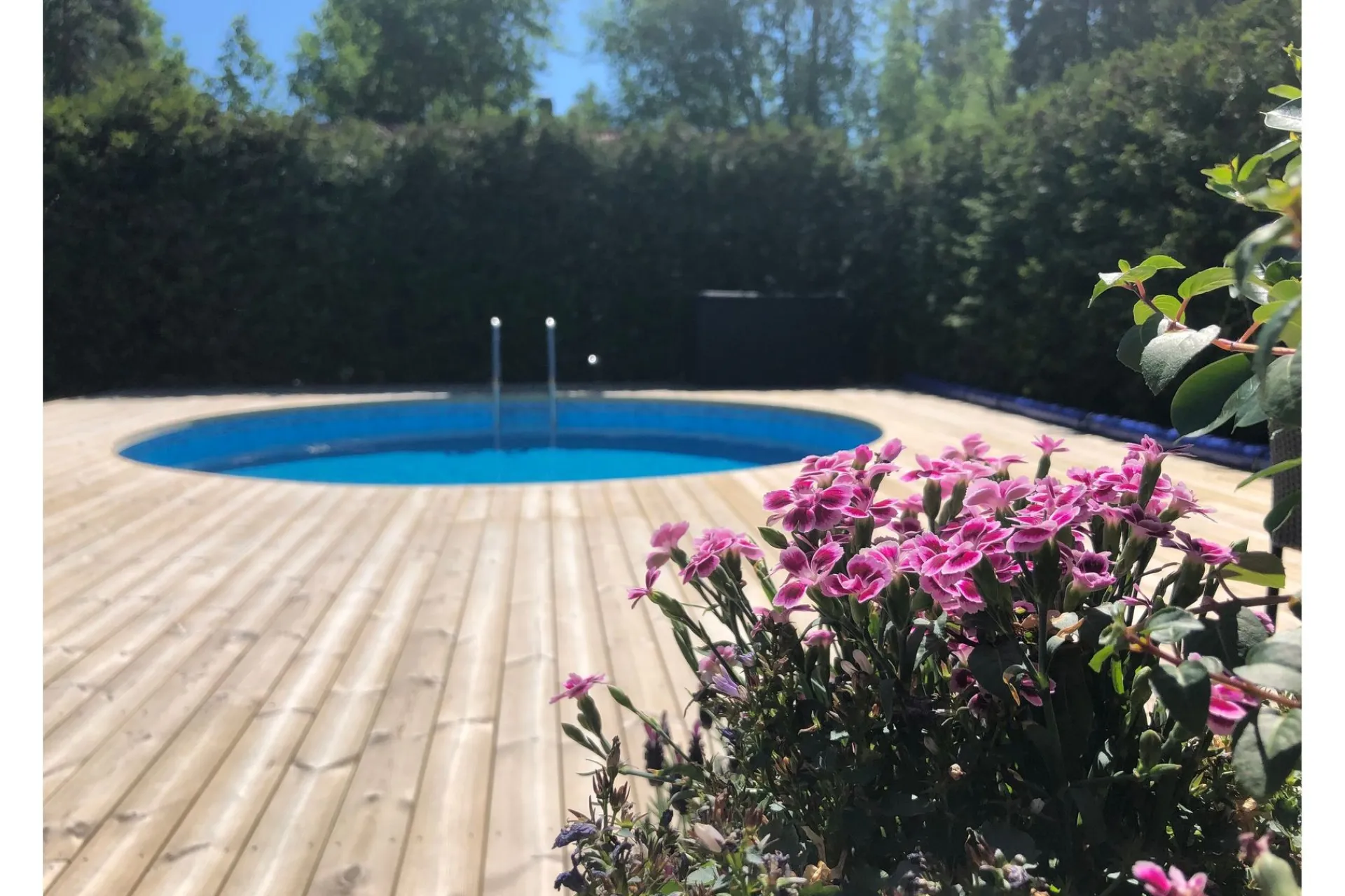 Planet Pool Basseng-Stålveggsbasseng Premium Rund 3,5x1,5m Innebygd L:Blå 0.6