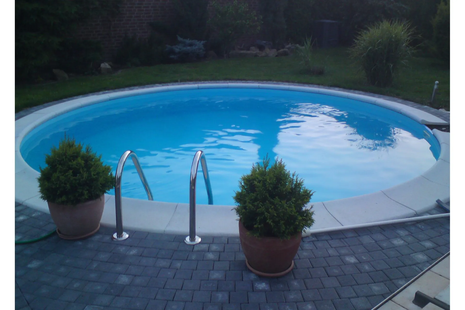 Planet Pool Stålveggsbasseng Premium Rund 5,0x1,5m Innebygd L: 0.6 Bl