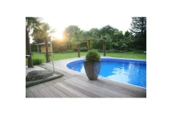 Planet Pool Basseng-Stålveggspool Premium Oval 8 x 4,2 m, Persia Grå Grey