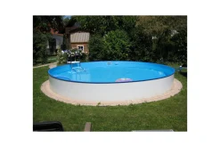 Planet Pool Stålveggspool Premium Rund Ø 3,5 m, Persia Blå, 1,5 m