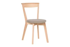 VOX Spisestoler & Kjøkkenstoler-Stol CLOSER Beige,Tre/Natur