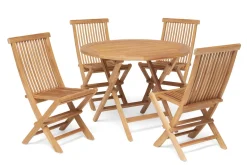 Hillerstorp Balkongstoler|Balkongmøbler-Stol Nova 2-Pack Brun Tre/Natur