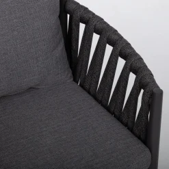 Utelenestoler|Loungemøbler Salg-Stol HOME4YOU Bristol 63x62x73 cm Grå