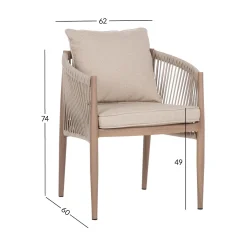 Stol HOME4YOU Medina 62x60x74 cm