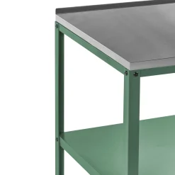 Kullgrill|Øvrige Griller-Stor kjøkkenøy Vilama Sølv,Mørkegrønn