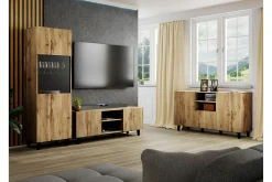 Scandinavian Choice Strontian Möbelset För Vardagsrum Black