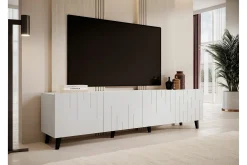 Scandinavian Choice Tv-Benk & Mediabenk-Strontian Tv-skåp 200 cm White Hvit
