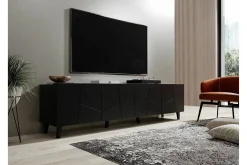Scandinavian Choice Tv-Benk & Mediabenk-Strontian Tv-skåp 201 cm Black Svart