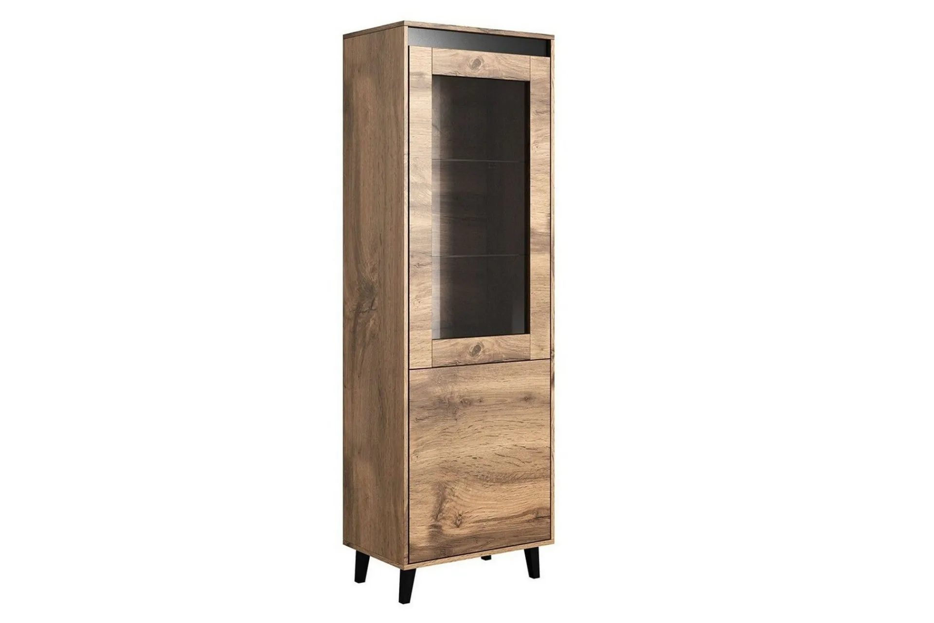 Scandinavian Choice Vitrineskap|Skap-Strontian Vitrinskåp 183 cm Anthracite Antracit