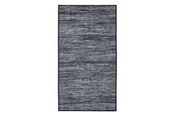 KM Home Moderne Tepper-Struktur Matte 80x350 cm Svart