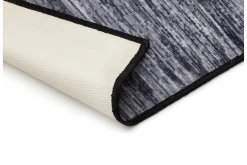 KM Home Moderne Tepper-Struktur Matte 80x350 cm Svart