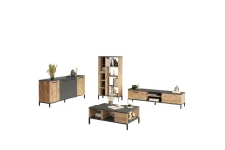 Stuemøbelsett Zephral Atlantic Pine / Antrasitt