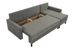 Sovesofaer-Summerhill 3-seters Hjørnesovesofa Svart