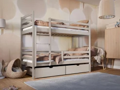 Stellebord|Oppbevaring Barnerom-Suno Køyeseng to soveplasser 90x200 cm Beige