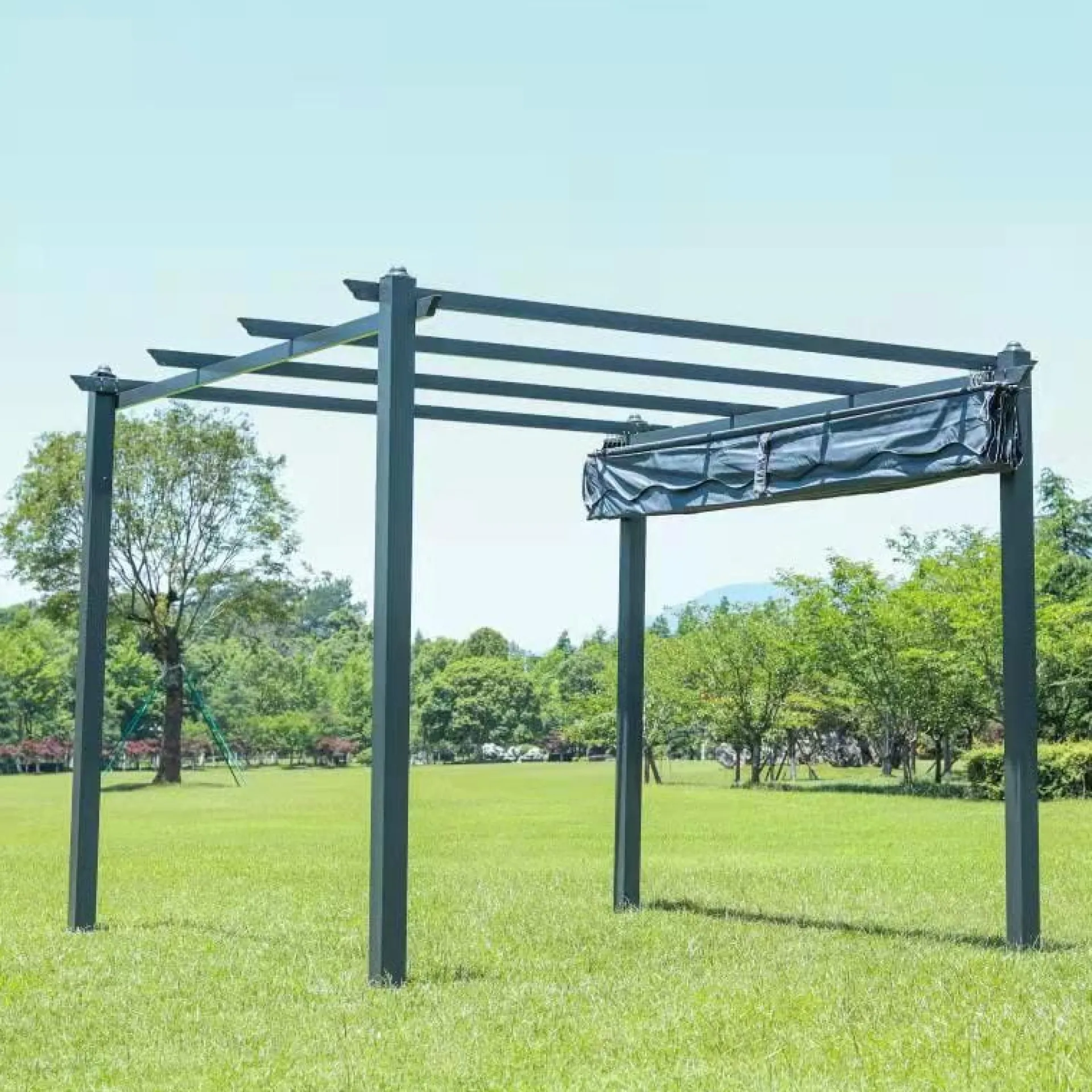 Pergola-SUNSET Pergola 3×4 m Grå