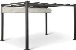Pergola-SUNSET Pergola 3×4 m Grå