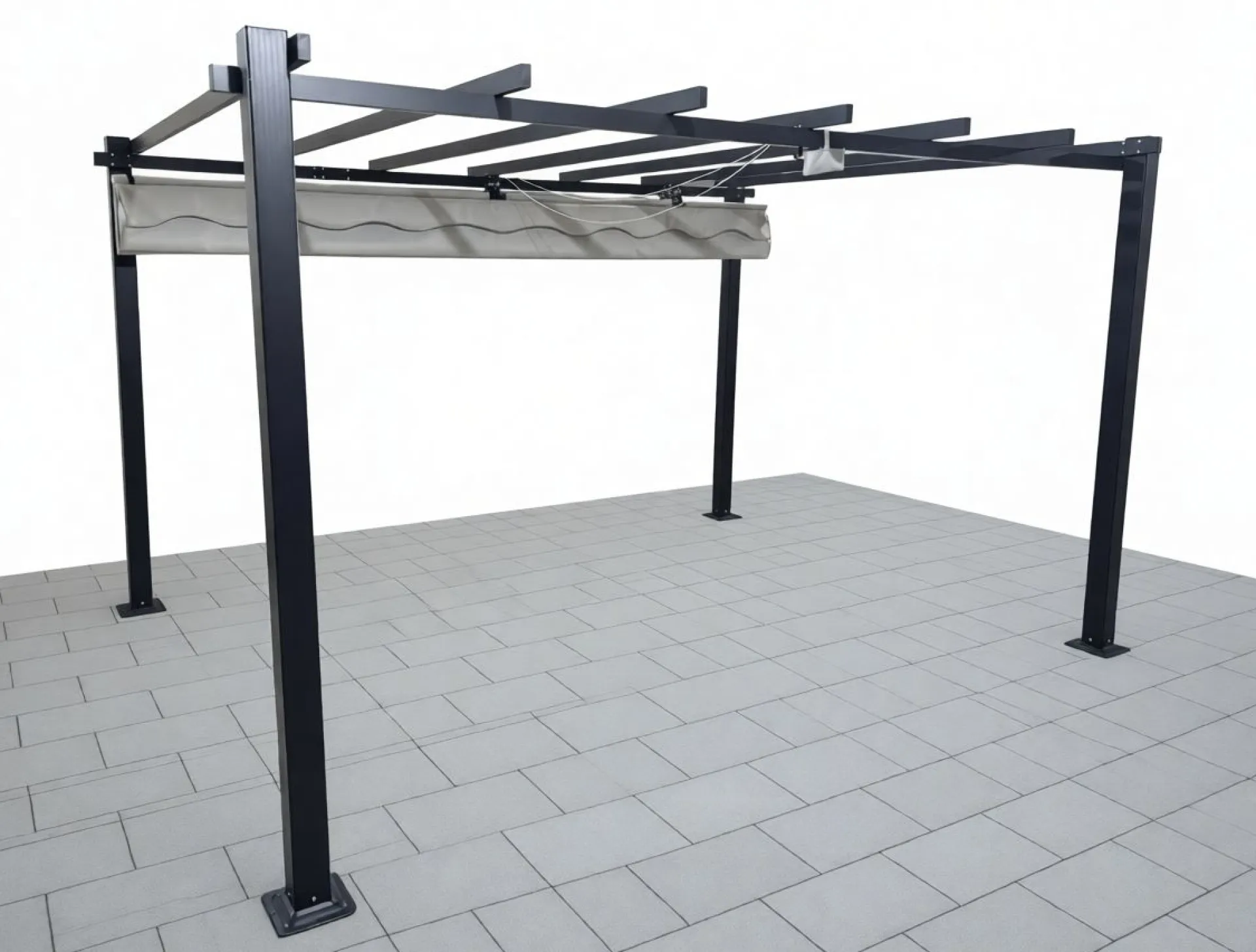 Pergola-SUNSET Pergola 3×4 m Grå