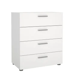 Tvilum Gangoppbevaring|Kommode-Suntia Kommode med 4 skuffer 70x40x82 cm Hvit