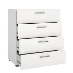 Tvilum Gangoppbevaring|Kommode-Suntia Kommode med 4 skuffer 70x40x82 cm Hvit