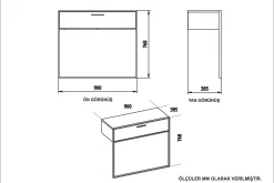 Sideboard & Skjenker-Susia Sideboard 90 cm Svart,Gull