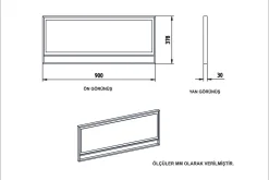 Sideboard & Skjenker-Susia Sideboard 90 cm Svart,Gull