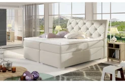 Kontinentalsenger|Seng Med Oppbevaring-Sutra Seng 180x200 cm Beige