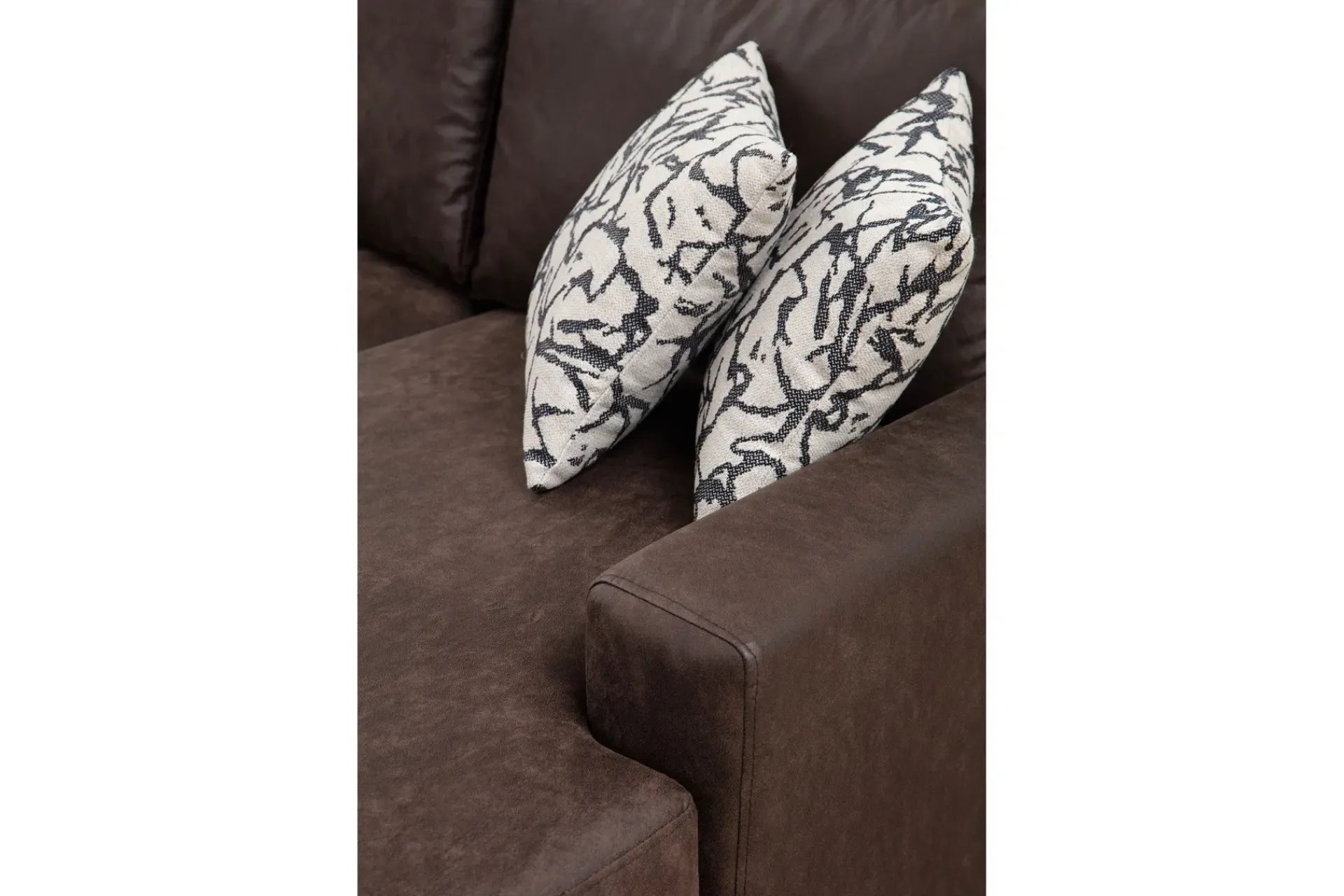 U-Sofa-Svanabyn Sofa m. Divan og Sjeselong 4-seter Brun