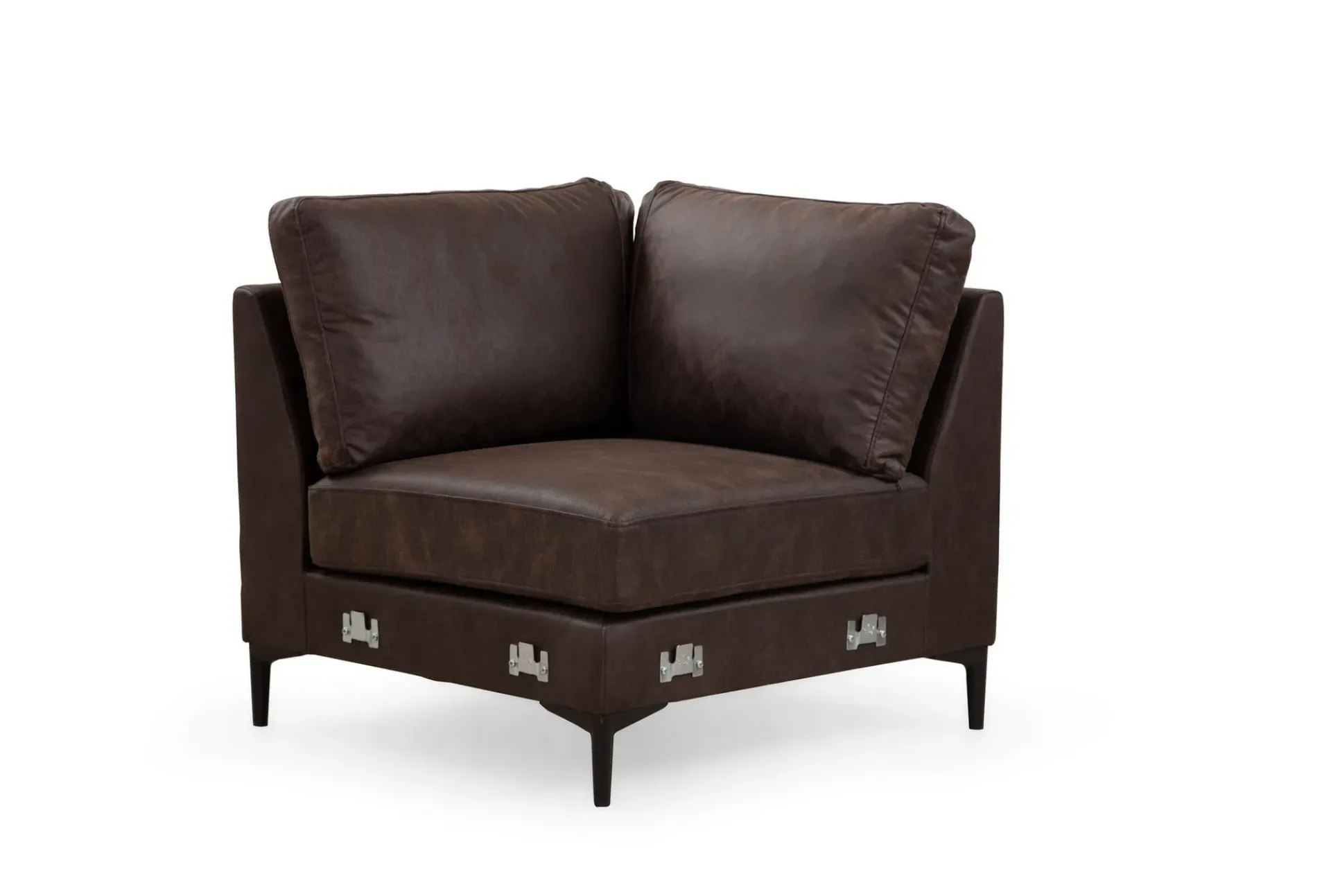 U-Sofa-Svanabyn Sofa m. Divan og Sjeselong 4-seter Brun