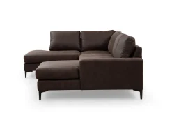 U-Sofa-Svanabyn Sofa m. Divan og Sjeselong 4-seter Brun
