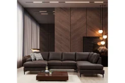 Svanabyn Sofa m. Divan og Sjeselong 4-seter