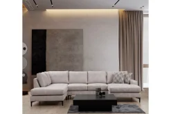 U-Sofa-Svanabyn Sofa m. Divan og Sjeselong 4-seter Beige