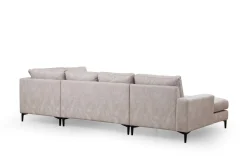 Svanabyn Sofa m. Divan og Sjeselong 4-seter