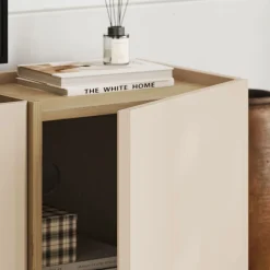 Mediestativ & Veggfeste-Sylvenn TV-benk 180 cm Sapphire Oak
