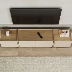Mediestativ & Veggfeste-Sylvenn TV-benk 180 cm Sapphire Oak