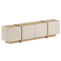 Mediestativ & Veggfeste-Sylvenn TV-benk 180 cm Sapphire Oak
