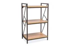 Oppbevaringshylle-Tablonal Hylle 60x40 cm Svart,Tre/Natur