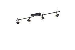 Taklampe|Stuelampe-Taklampe Barik Svart