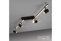 Taklampe|Stuelampe-Taklampe Barik Svart