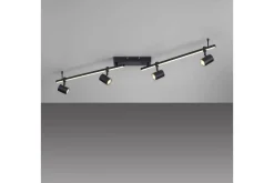 Taklampe|Stuelampe-Taklampe Barik Svart