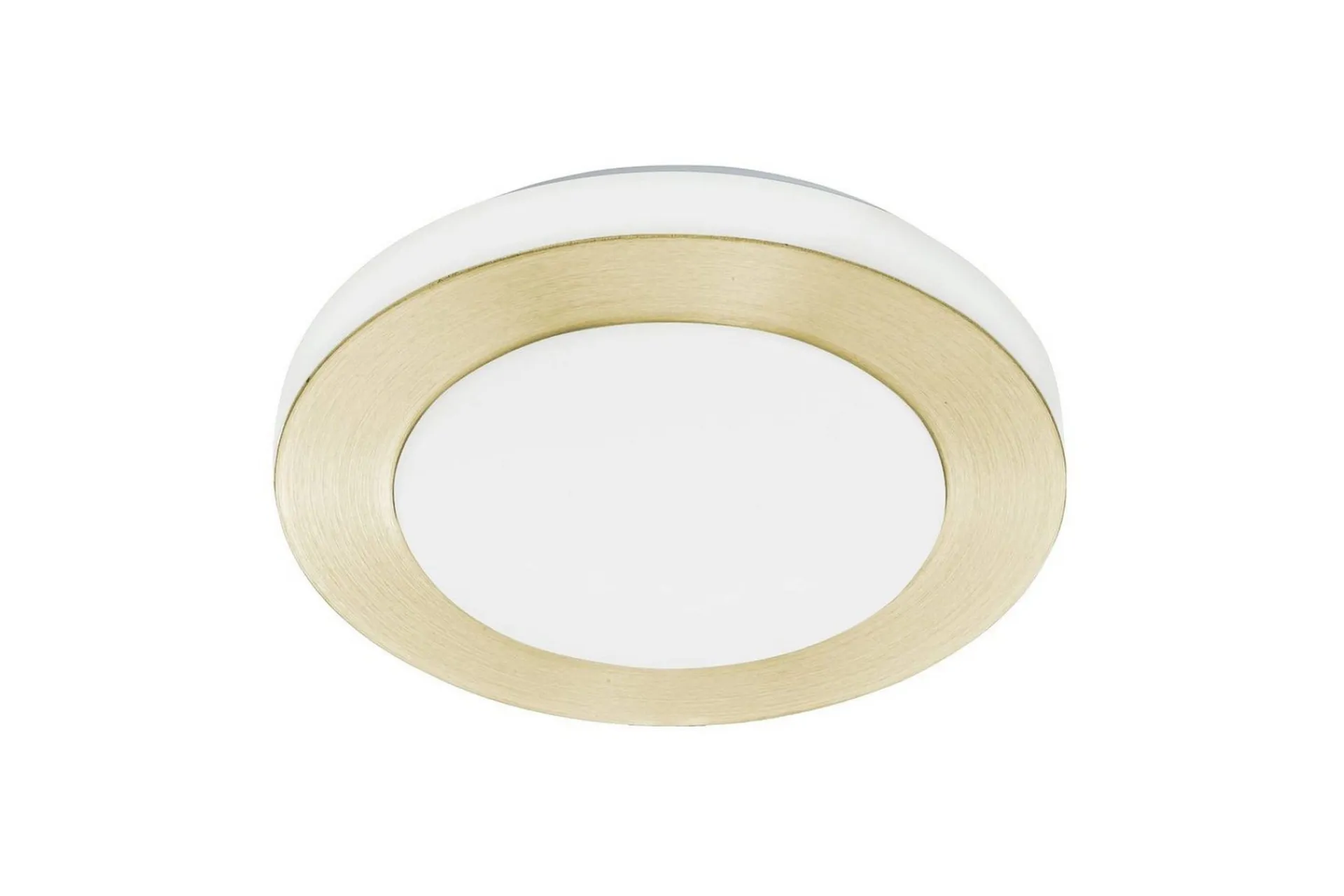 Eglo Baderomslampe Vegg|Baderomslampe Tak-Taklampe Led Carpi Hvit,Messing