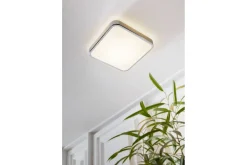Eglo Baderomslampe Tak-Taklampe Manilva 1 Hvit,Krom