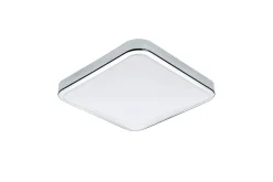 Eglo Baderomslampe Tak-Taklampe Manilva 1 Hvit,Krom
