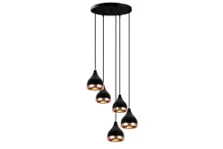 Taklampe Soodne Svart / Kobber