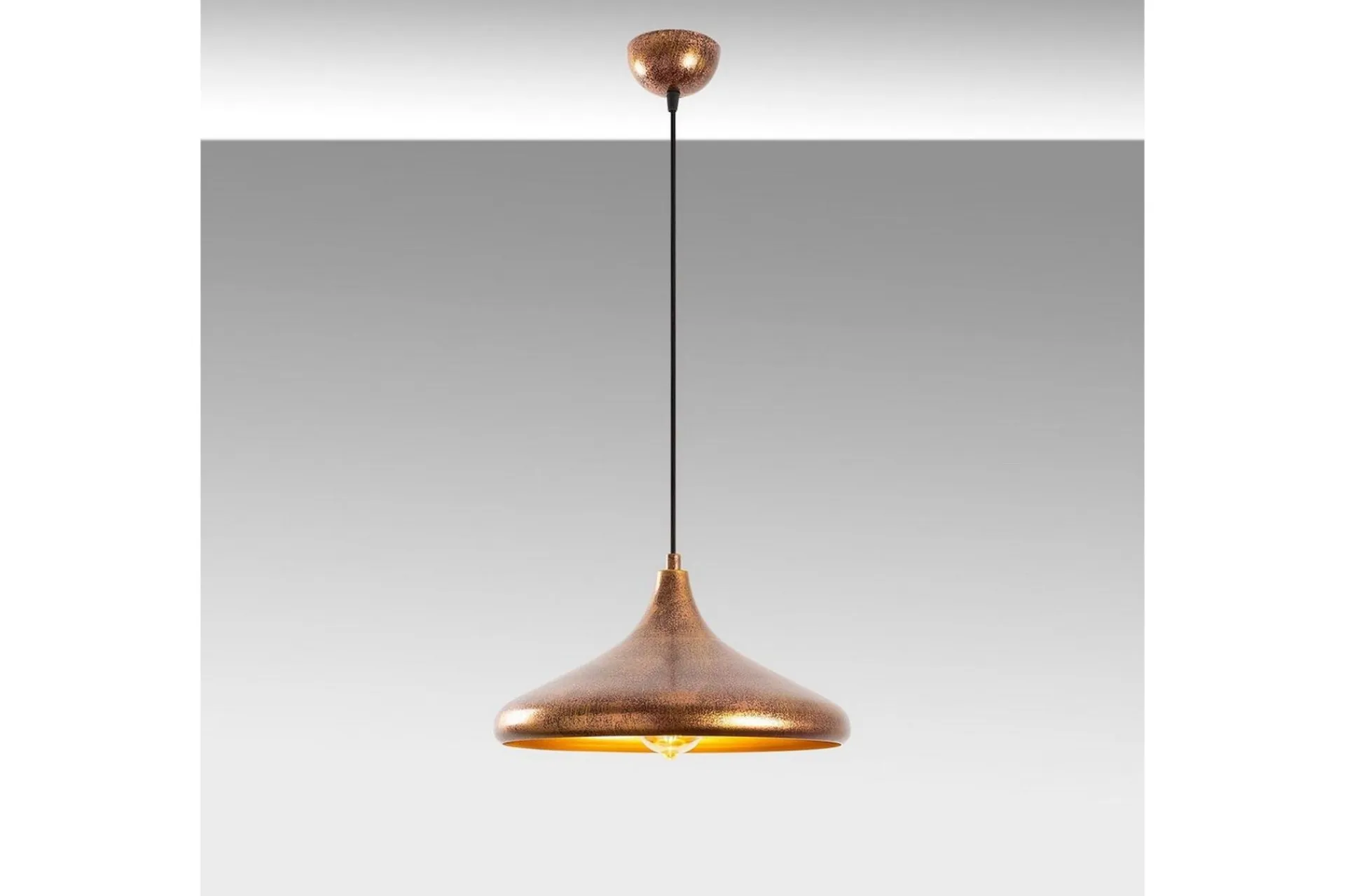 Kjøkkenlampe|Taklampe-Taklampe Subesh Antikk Brun