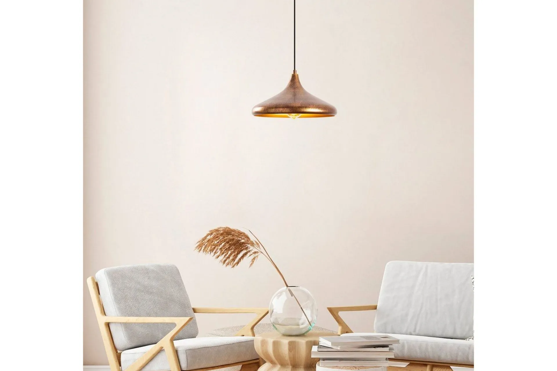 Kjøkkenlampe|Taklampe-Taklampe Subesh Antikk Brun