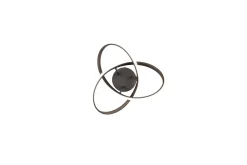 Trio Lighting Taklampe|Stuelampe-Taklampe TRIO Meo Matt svart Antracit